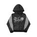 Unisex Trendy Brand Three Stripe Print Hoodie Y2K Street Style Loose Fit Slim Fit European And American Style Sweatshirt_ecoleips.com