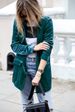 cross-border European And American Velvet Suit 2025 New Solid Color Casual Blazer Cardigan Mid-length Coat For_ecoleips.com