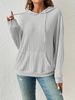 Soft Knit Hooded Sweater For Women - Cozy Oversized Pullover With Long Sleeves, Casual Elegance For Fall & Winter, Available In Multiple Colors_ecoleips.com