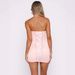 Stylish One‑Shoulder Bandeau Strapless Dress Sexy Bodycon Daily Club Wear_ecoleips.com