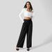 Voya INS Popular 2026 Women's Clothing European And American Comfortable Hip-covering Slimming Loose-fitting Casual Knit Pants For Suits_ecoleips.com