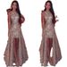 Women's Clothing Sexy Slit Slim Dress_ecoleips.com