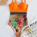 "Push-Up Bikini Set With Underwire – Multi-Color Patchwork Print, Hard Cup Support & Adjustable Straps For Beach & Pool"_ecoleips.com