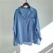 Women's Clothing Spring And Summer Lapel Solid Color Cotton And Linen Tops Loose Fashion Casual Shirts For Women_ecoleips.com