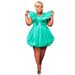 Women’s Clothing Summer New Retro French Design Sense V Neck Waist Slimming Sleeveless Dress_ecoleips.com
