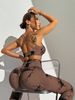 Multicolor Hip Lifting Yoga Pants Women's Tie Dye Sports Bra Set Fitness Yoga Clothes Tie Dye Yoga_ecoleips.com