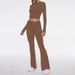 Women's Clothing Round Neck Two Piece Suit_ecoleips.com