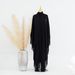 Elegant Turkish Batwing Sleeve Fringe Maxi Dress - Flowy Bohemian Long Dress With Tassels For Women_ecoleips.com