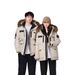 Men's & Women's Winter Parka Jacket With Detachable Faux Fur Hood, Windproof Thermal Coat For Extreme Cold Weather_ecoleips.com