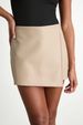 K Ladies' Sexy PU Half Body Skirt Pants With High Waist Zipper And Hip Hugging Skirt Pants_ecoleips.com