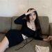 Petite Hot Girl Fashion Sexy Strapless Sunscreen Cardigan Bodycon Short Skirt Three-Piece Set_ecoleips.com