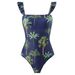 Stylish And Sexy New Printed One-piece Swimsuit Women's Retro Style Swimsuit Set_ecoleips.com