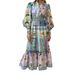 2026 New Spring Women's Clothing, Cross-Border European American Dresses, Fashionable And Elegant Printed Flared Dresses_ecoleips.com