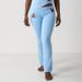 Cotton Jersey Heart Flare Leggings – Low-Rise Women's Flared Pants With Love Motif (4 Colors) – Soft & Stretchy (S-XL)_ecoleips.com