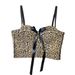 Women's Clothing Leopard Print Tube Top With Breathable Mesh Slim Fit Herringbone Camisole For Women With Thin Bowknot Bra_ecoleips.com