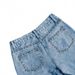 Casual Loose Straight Leg Jeans - Button Open Pearl Design_ecoleips.com