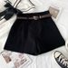Women's Clothing Fashionable All Match High Waist Slim Suit Shorts Casual Pants Wide Leg Pants Shorts_ecoleips.com