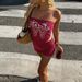 Women's Sleeveless Strapless Printed Vest Top Style Summer Slim Solid Color Shorts New Style_ecoleips.com