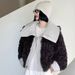 girl Girl Winter New Korean Version Fleece-Lined Thickened Turn-Down Collar Plush Parka Short Coat For Women Casual Warm Versatile_ecoleips.com
