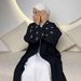 Muslim Middle Eastern Style Clothing With Floral Moon Embroidery, Elegant European And American Women's New Long Robe_ecoleips.com