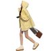 Yellow High-end Trench Coat New Korean-style Loose And Versatile Casual Hooded Work Jacket For Women, Spring_ecoleips.com