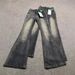Y2K Vintage High-Waisted Flared Jeans – Women's Retro 90s Stretch Denim Pants With Horse Hem (Blue, S-XL)_ecoleips.com