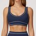 Zechuang Color Block Brushed Yoga Sports Bra U Shaped Backless High End Fitness Running Women's Wear_ecoleips.com