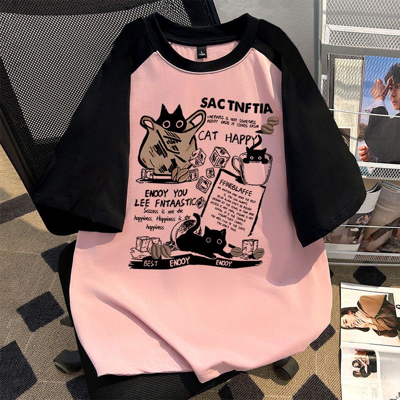 Base Layer Shirt Loose Fitting Comfortable round Neck Short Sleeve Top for Men And Women Casual T-Shirt for Spring Summer Autumn_ecoleips.com