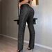 TB6572 European And American Cross-border Women's Plus-size Fashion Bottoms Trendy Versatile Slim-fit Pants_ecoleips.com