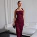 Women's Clothing New Summer Women's Elegant Sexy Bodycon Dress Halter Neck Long Dress_ecoleips.com