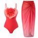 Women's Clothing Backless Sexy New One Piece Swimsuit Mesh Beach Skirt Swimsuit Suit_ecoleips.com