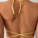 Fashion Sexy Two Piece Bikini Set Rock Letter Digital Print Swimsuit Multi Rope Strap Swimwear_ecoleips.com
