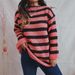 Aria Basics Aria Basics European American Cross-border Autumn And Winter Tops, Loose One-shoulder Striped Long-sleeve Knitted Pullover_ecoleips.com