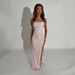 Elegant Off-Shoulder High-Slit Evening Dress – Sexy Backless Gown For Banquet, Wedding & Red Carpet (XS/S/M/L, Blue/Pink/Gold)_ecoleips.com