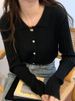 V Neck Autumn Winter Sweater Pullovers Women 2025 Button Pullover Women Soft Sweater Jumper Fashion Tops_ecoleips.com