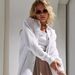 Women's Clothing Season Long Sleeved Pure Cotton Crepe Shirt New Comfortable Loose Shirt Shawl_ecoleips.com