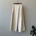 Yanshuang Design Asymmetric Slanted Placket Wide-Leg For Women Autumn Casual High-Waisted Straight Long Pants 9781_ecoleips.com