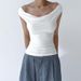 Women's Fashion Summer Solid Color Off-Shoulder Sleeveless Tie Sexy Vest Top T-Shirt_ecoleips.com