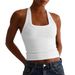 DiYun European And American Y2K Hot Girl Yoga Halter Neck Tank Top T-Shirt Women's Clothing 2026 Summer_ecoleips.com