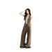 girl Old Money Style Commuting Suit For Women Blazer Vest Mature Niche Unique Set New High Waist Floor-Length Pants_ecoleips.com