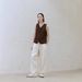 Suitable For All Seasons Si Linen Elastic Drawstring Airy Wide-Leg For Women 25 Summer New Lazy Loose Slimming Straight Pants 9017_ecoleips.com