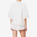 Women's Loose Fit V Neck Hollow out mid Length Sleeve Shirt Versatile Top for Spring/Summer New Niche Style_ecoleips.com