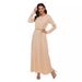 Women's Clothing New Muslim Basic Long Sleeved Inner Dress_ecoleips.com