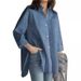 Aria Basics Aria Basics Cross-border 2021 Autumn New European And American Women's Fashion Solid Color Long Sleeve Turn-down_ecoleips.com