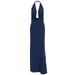 Fashion Sexy Halter V Neck Backless Dress Premium High Quality Advanced Texture Evening Party Dress For Women_ecoleips.com