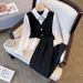 elegant twopiece women's suit set summer casual office pants & top, pure color button design, sxxxl (white/black/beige/khaki/y green)_ecoleips.com