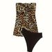Aria Basics 2025 European And American Foreign Trade Leopard Print Camisole Women's Two-Piece Swimsuit Pinduoduo Cross-Border Bikini_ecoleips.com