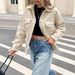 Women's Warm Long Sleeved Solid Color Jacket With Lapel Pockets Autumn Winter Fashion England Style Overcoat Regular Size_ecoleips.com