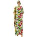 Women's Long Dress Sweat-Absorbing Ice Silk Elegant Loose Dubai Style Robe With Short Headscarf Two-Piece Set_ecoleips.com