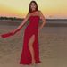 Elegant Off-Shoulder Bodycon Midi Dress With Back Slit, Open Back & Flowing Sash For Parties Versatile Elegance For Evenings_ecoleips.com